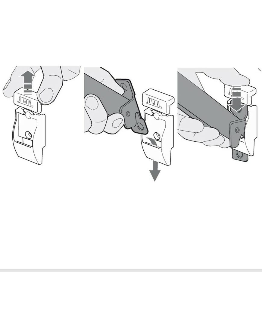 Fiamma Awning Leg Wall Bracket Kit For F45 Awning