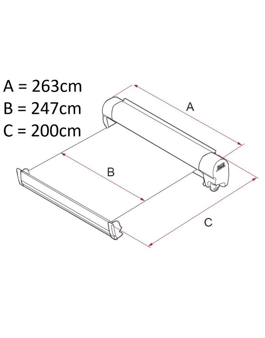 Fiamma F45 S 260 Awning (2.6m)