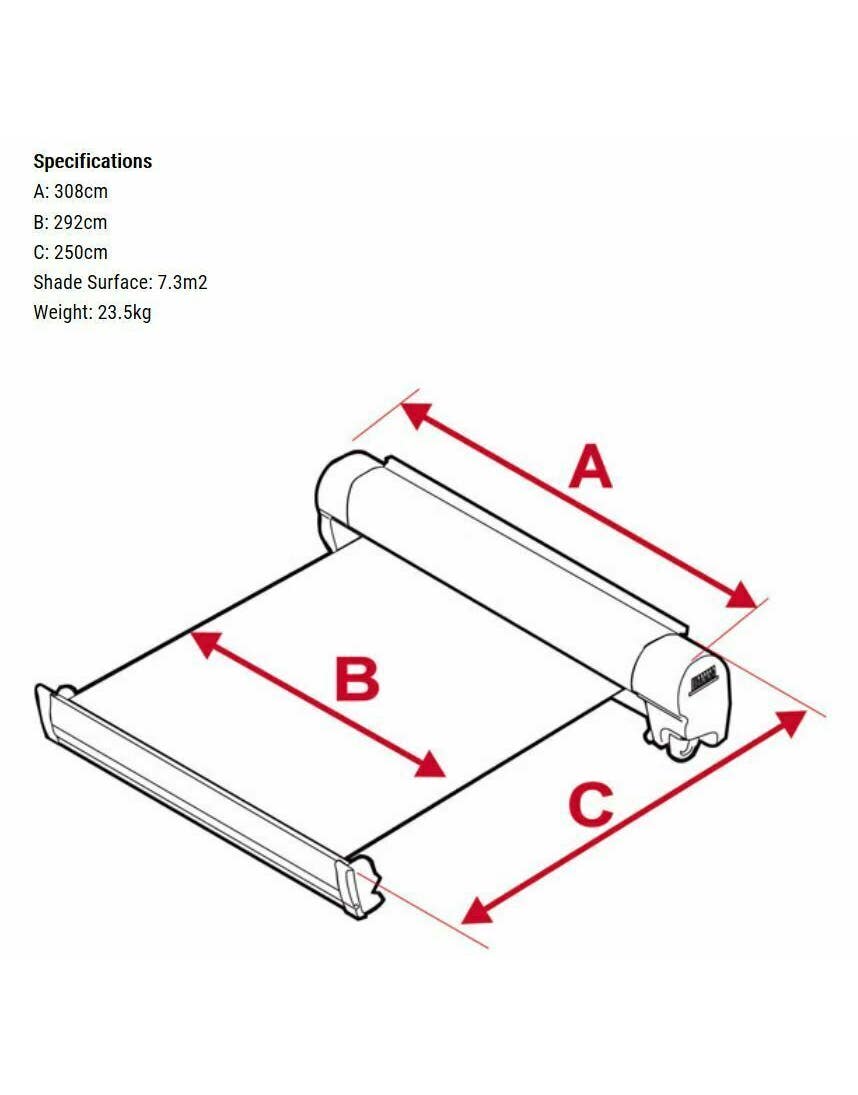 Fiamma F45 S 300 Awning (3m)