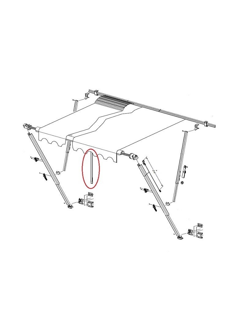 Carefree Awning Pull-Down Strap