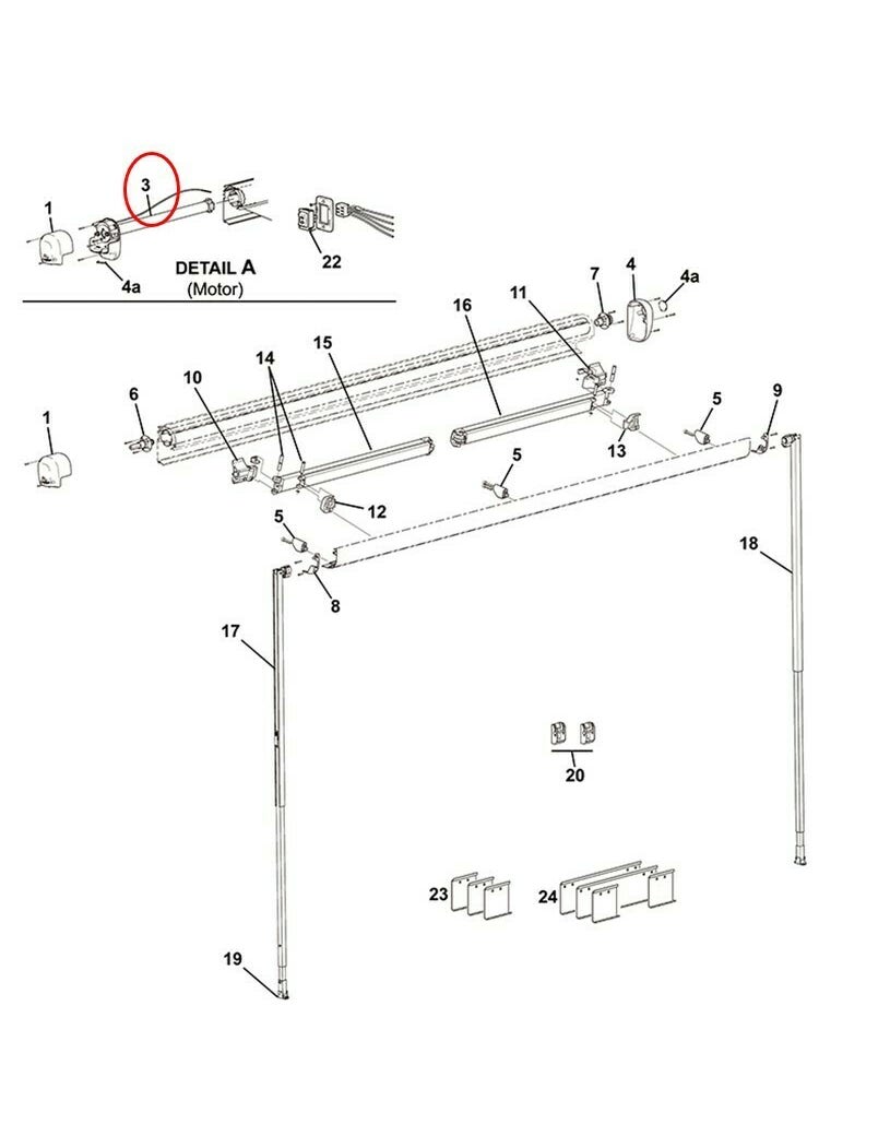 Carefree Left-Hand Motor Assembly For Carefree Freedom