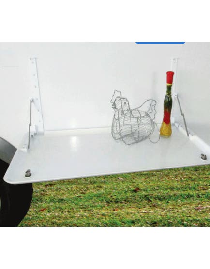 Picnic Table Without Backing Plate (White)