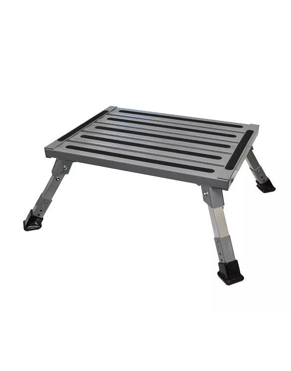 Coast RV Height Adjustable Folding Aluminium RV Step