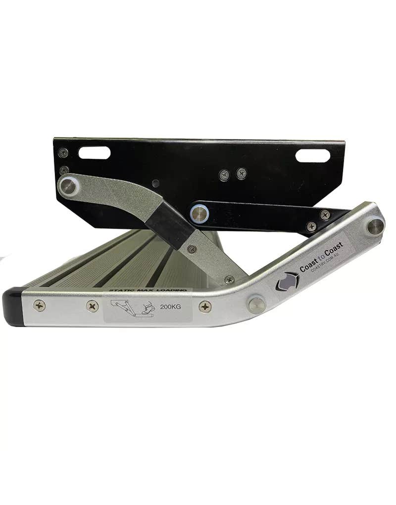 Coast RV MK2 Silver Spring Loaded Aluminium Fold-Out Single Step