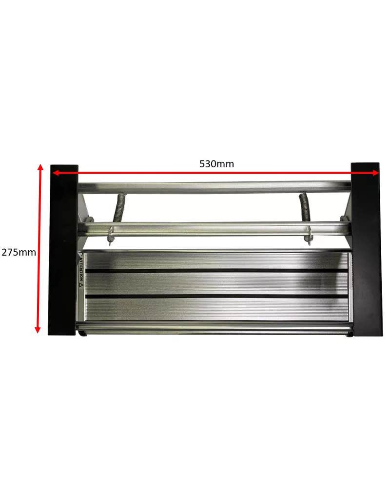 Coast RV MK2 Silver Spring Loaded Aluminium Fold-Out Single Step