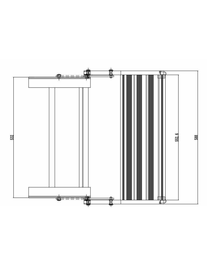 Coast RV MK2 Silver Spring Loaded Aluminium Fold-Out Single Step