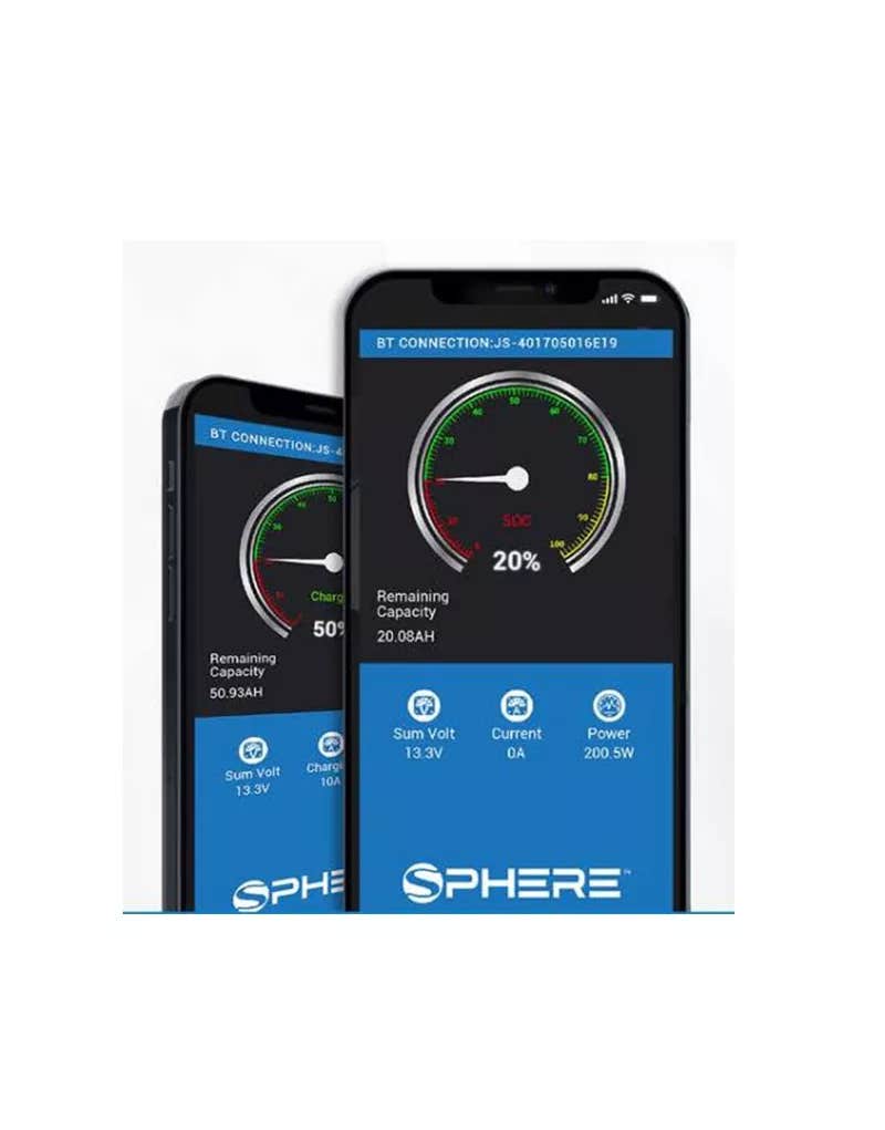 Sphere 100Ah EVO LiFePO4 Battery with Bluetooth
