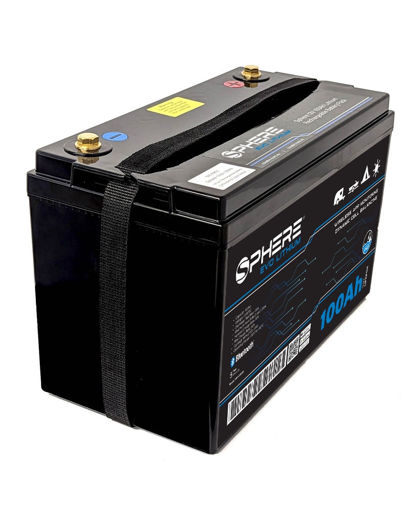 Sphere 100Ah EVO LiFePO4 Battery with Bluetooth