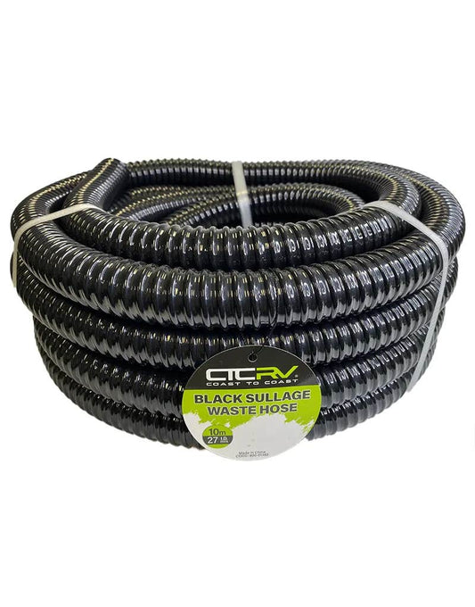 Coast RV Black Sullage Waste Hose (10m)