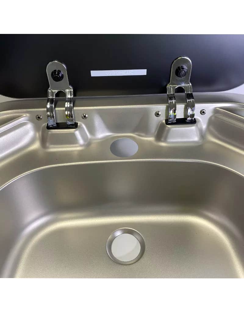 Dometic/SMEV Flush Mount Basin with Glass Lid