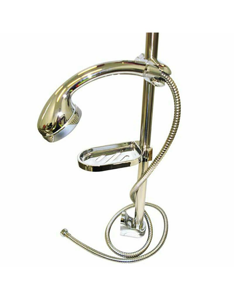 Coast RV Shower Rail with Hose & Soap Dish