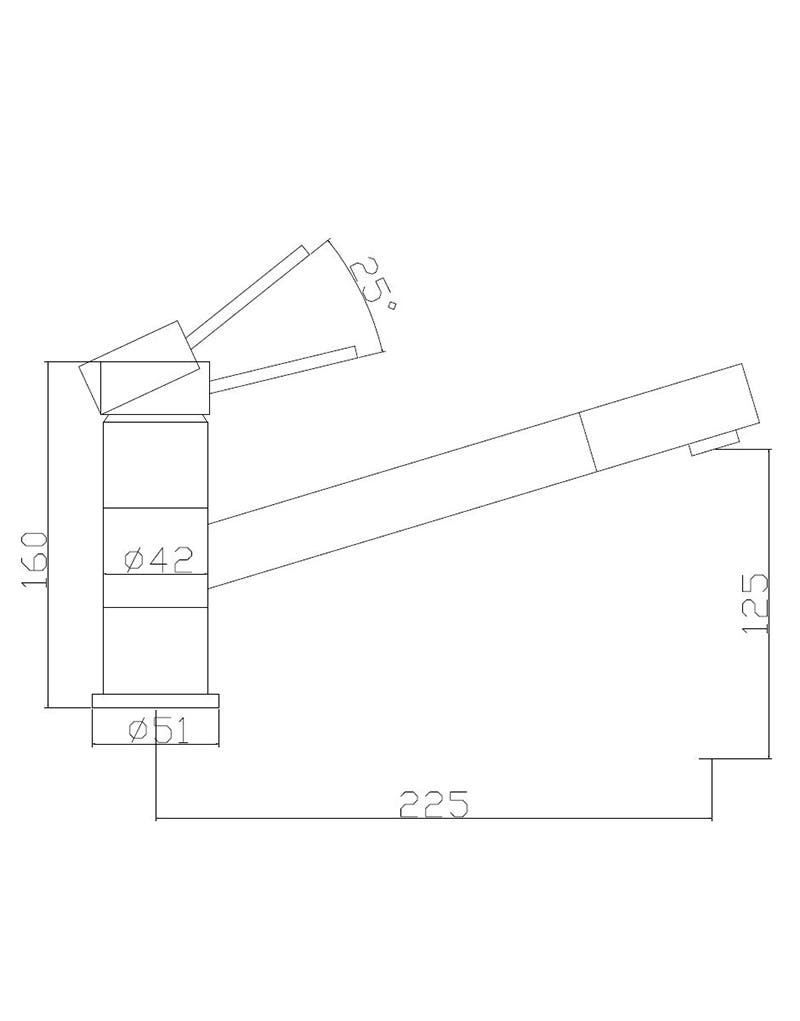 Coast RV High Rise Sink Mixer (23cm)