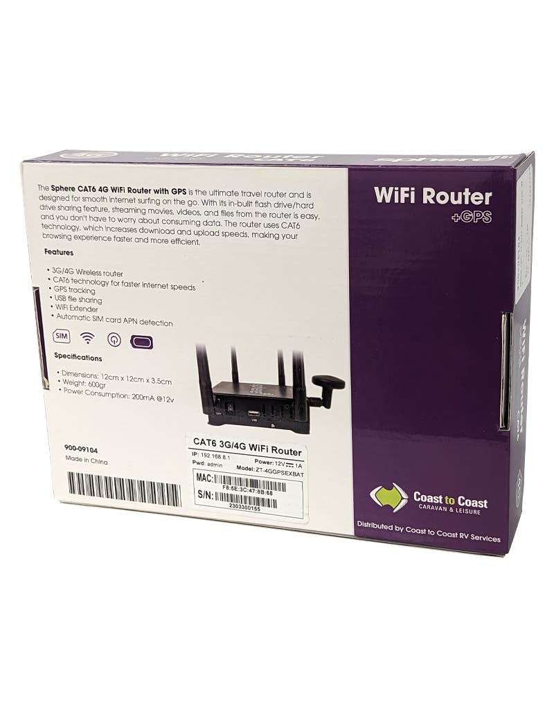 Jayco Sphere 4g Router Sphere CAT6 4G WiFi Router with GPS – JayParts