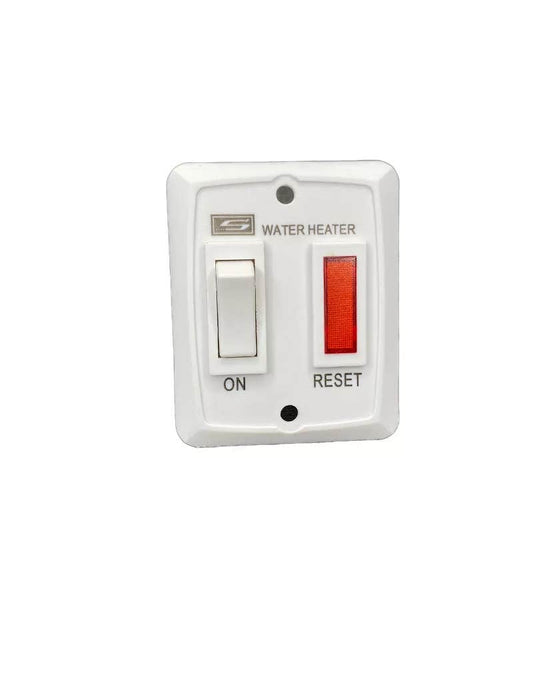 Suburban Switch & Plate Assembly (White)