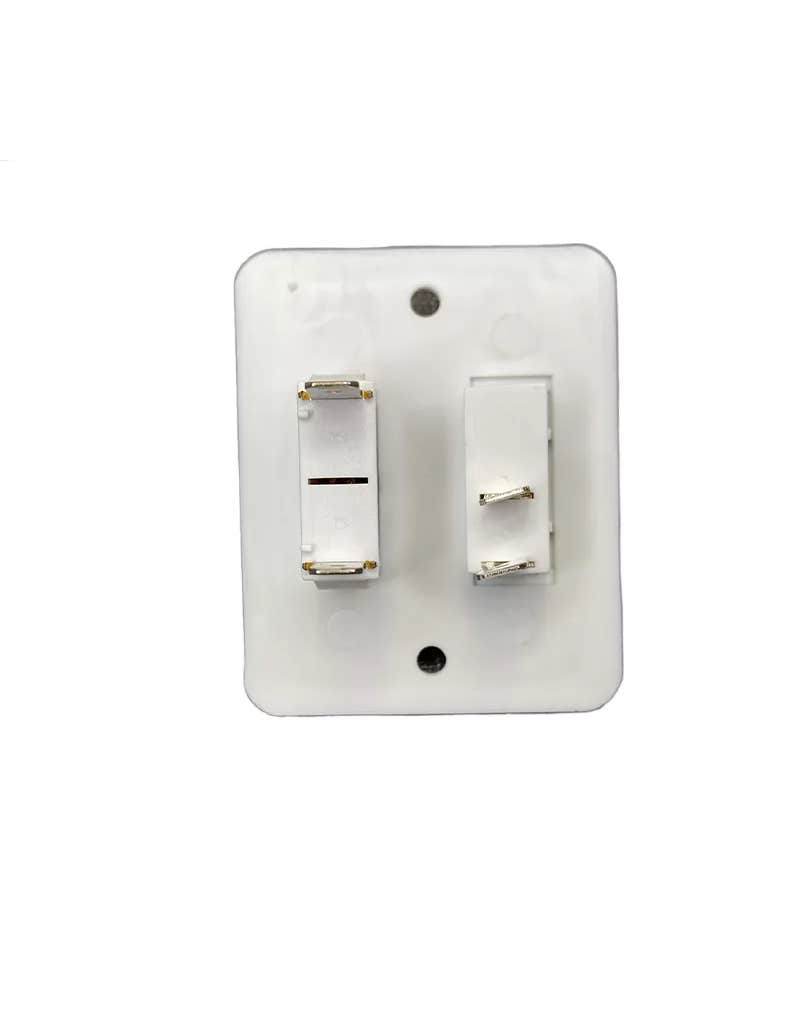 Suburban Switch & Plate Assembly (White)