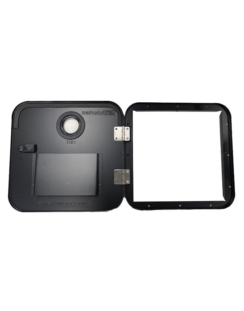 Suburban ST60 Hot Water Heater Door and Frame (Black)