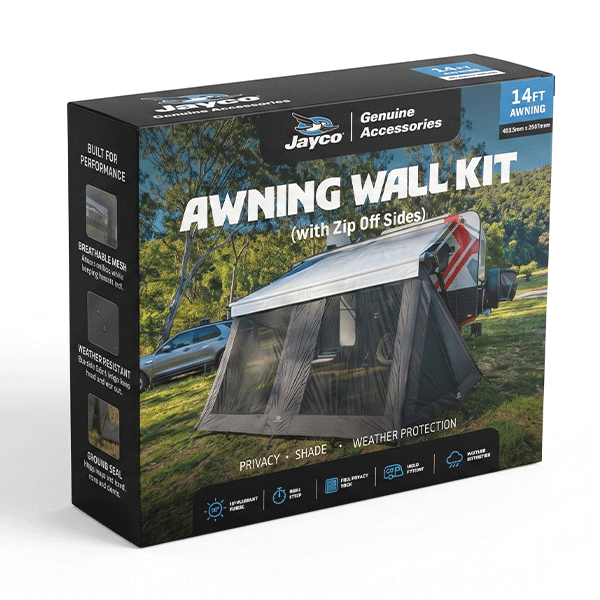 Jayco Awning Wall Kit with Zip Off Wings